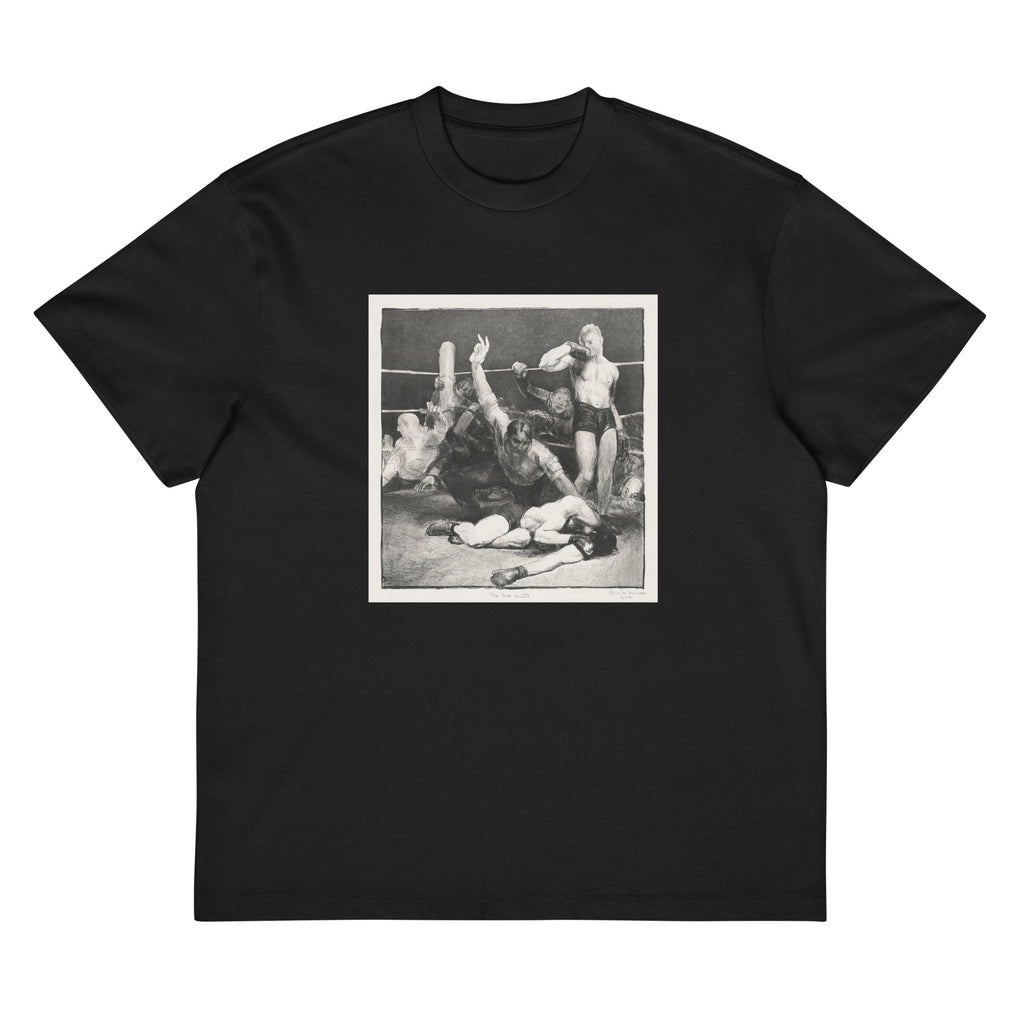 Black T-shirt The Last Count Print Signature