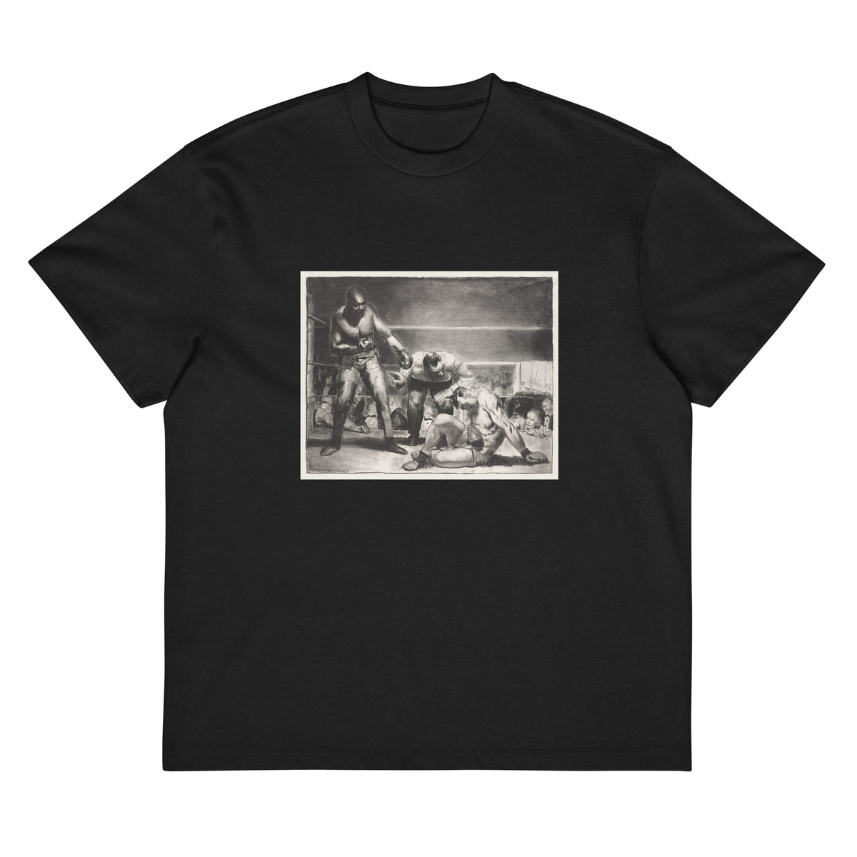 Black T-shirt The White Hope Print Signature