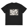 Black T-shirt Resting Horses Print Signature