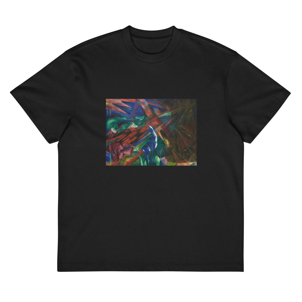Black T-shirt Animal Fates The Trees Showed Their Rings The Animals Their Veins Signature
