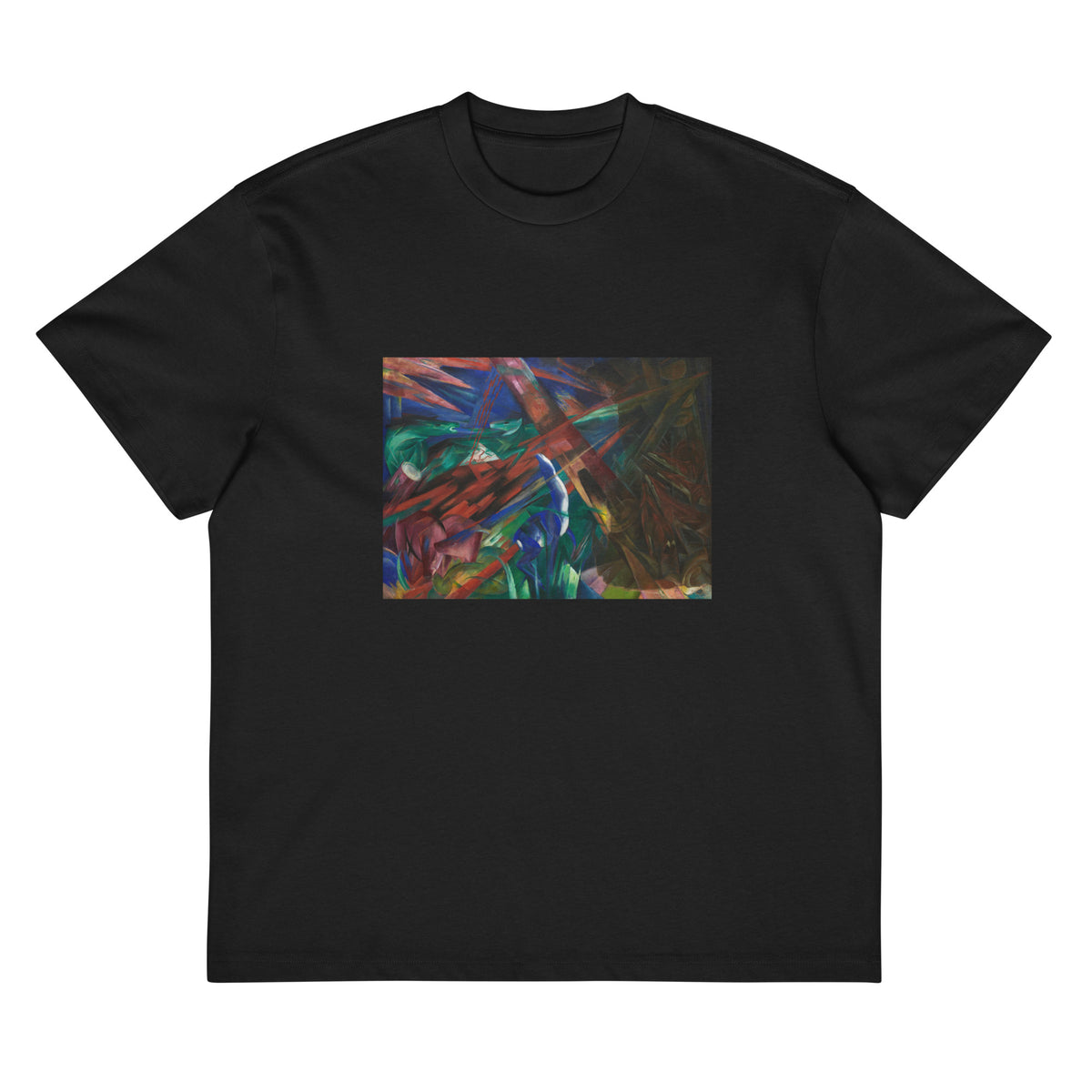 Black T-shirt Animal Fates The Trees Showed Their Rings The Animals Their Veins Signature