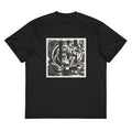 Black T-shirt Lizards Print Signature
