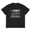 Black T-shirt View Of Montsouris Park The Kiosk Vue Du Parc Montsouris Le Kiosque Signature