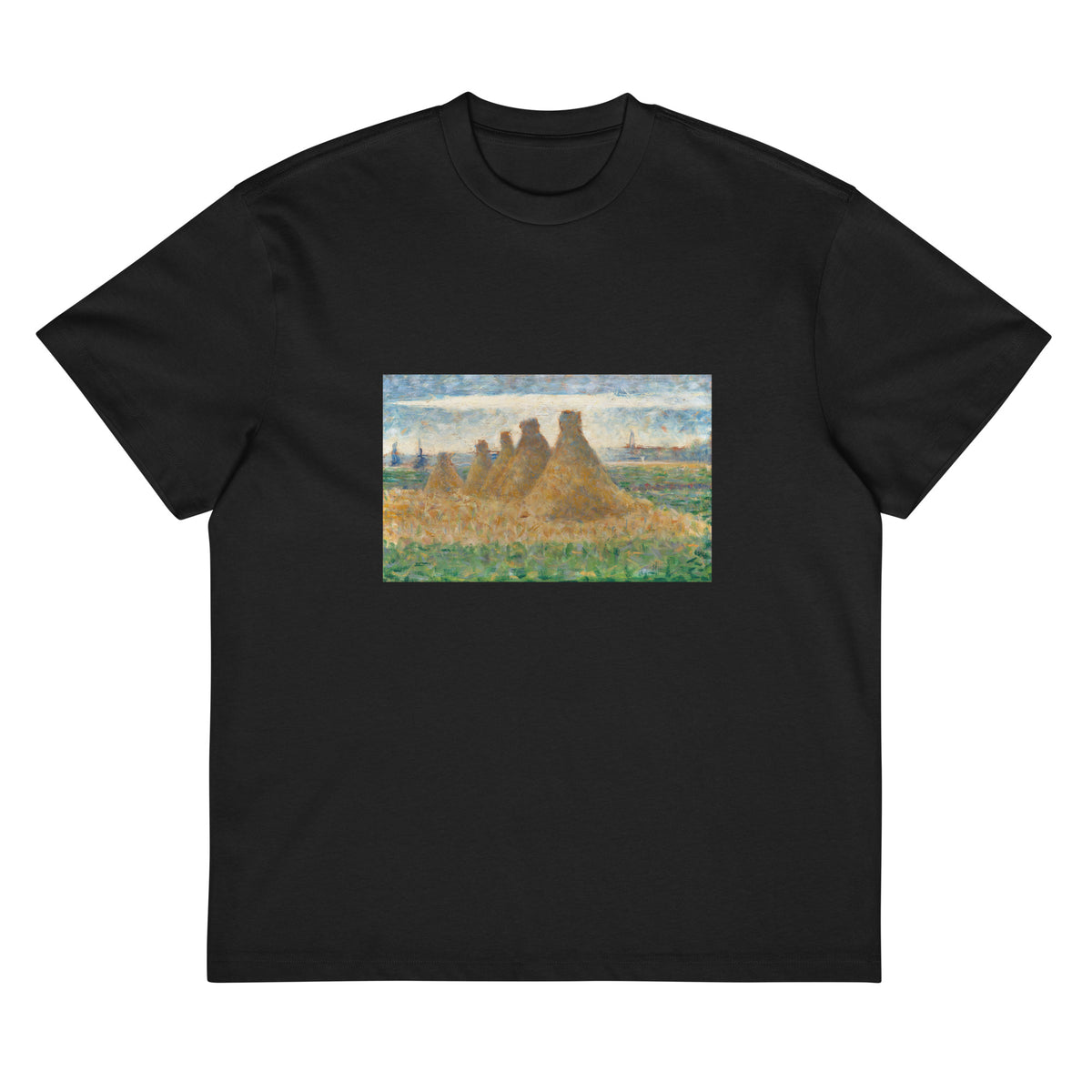 Black T-shirt Haystacks Signature