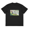 Black T-shirt Horse And Boats Study For Bathers At Asnieres Signature
