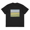 Black T-shirt The Plain Of Gennevilliers Yellow Fields Signature