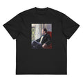 Black T-shirt Portrait Of A Man Signature