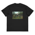 Black T-shirt Henri Rousseau Virgin Forest With Sunset Famous Painting Signature