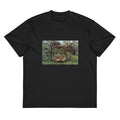 Black T-shirt Henri Rousseau The Hungry Lion Throws Itself On The Antelope Famous Painting Signature