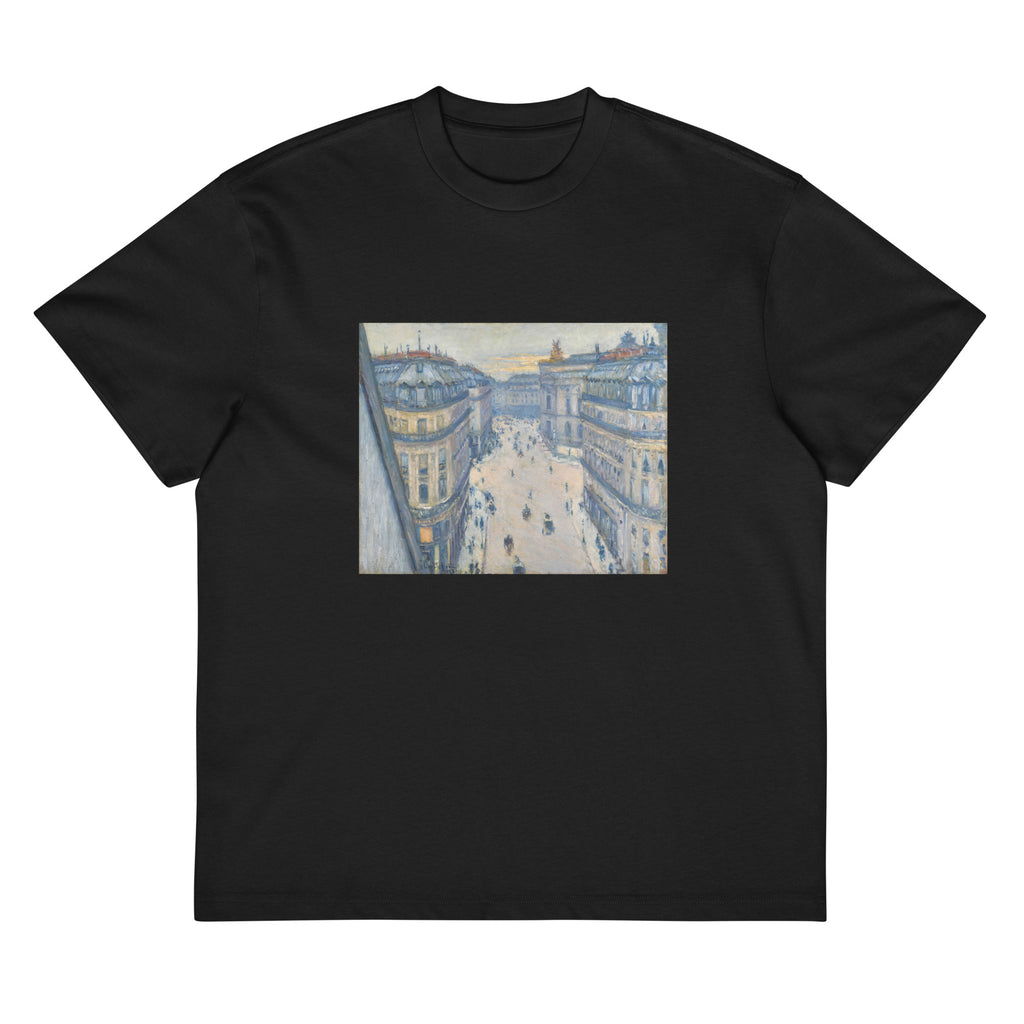 Black T-shirt Rue Halevy Vue D Un Sixieme Etage Signature