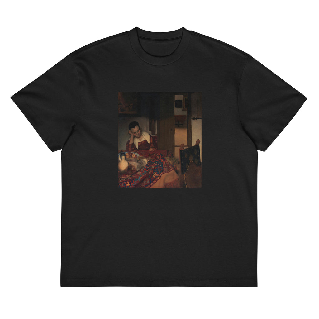 Black T-shirt A Maid Asleep Signature