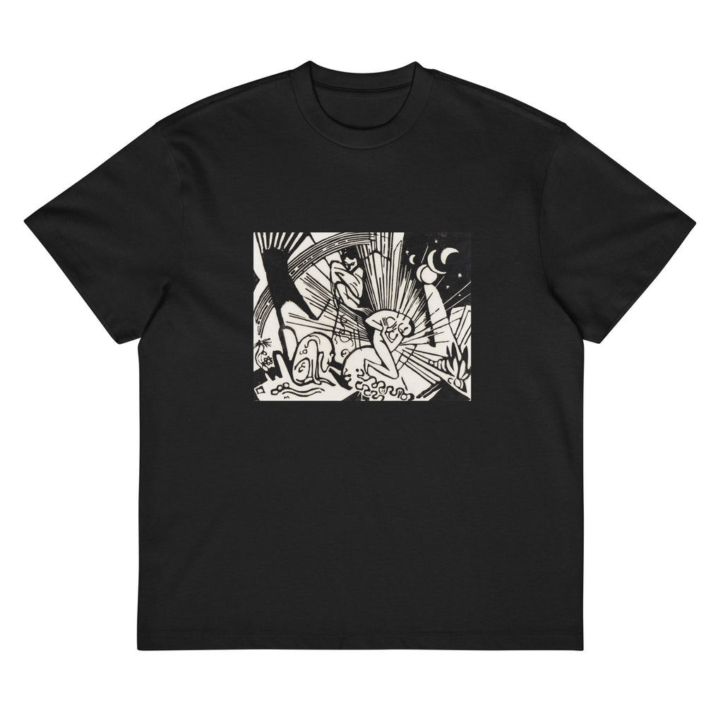 Black T-shirt Reconciliation Print Signature