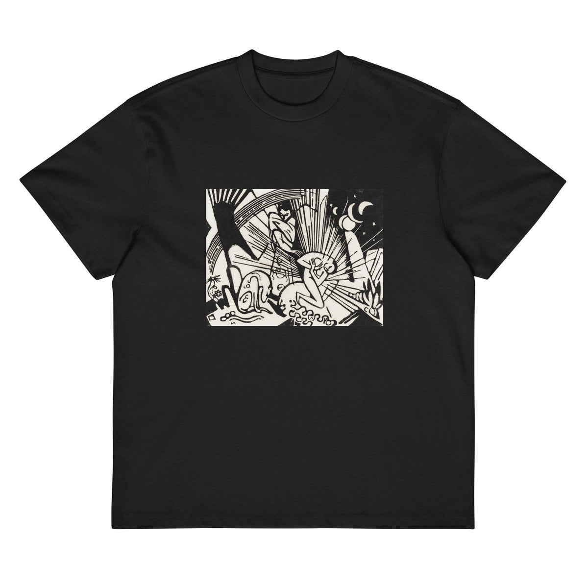 Black T-shirt Reconciliation Print Signature