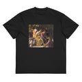 Black T-shirt Johannes Vermeer Diana And Her Nymphs Famous Painting Signature