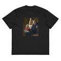 Black T-shirt Johannes Vermeer Christ In The House Of Martha And Mary Famous Painting Signature