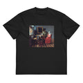 Black T-shirt Johannes Vermeer The Wine Glass Famous Painting Signature