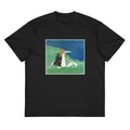 Black T-shirt Two Women On The Shore Signature