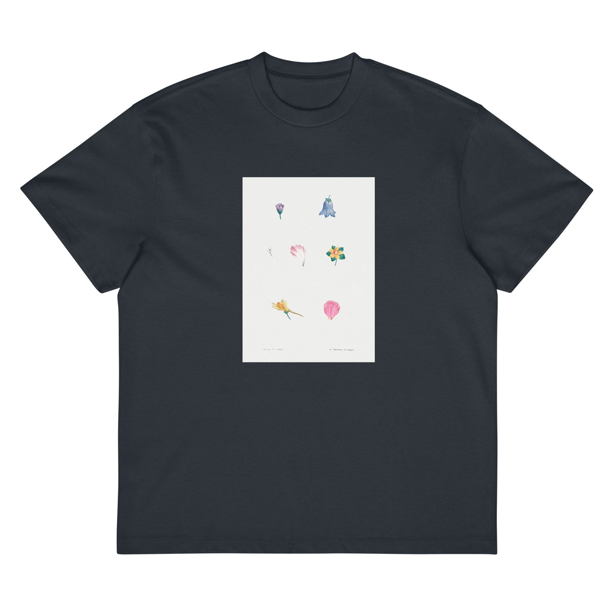 Navy T-shirt Flower Set Redoute 1759 II Signature