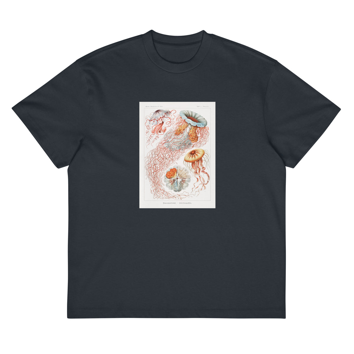 Navy T-shirt Discomedusae Scheibenquallen Signature