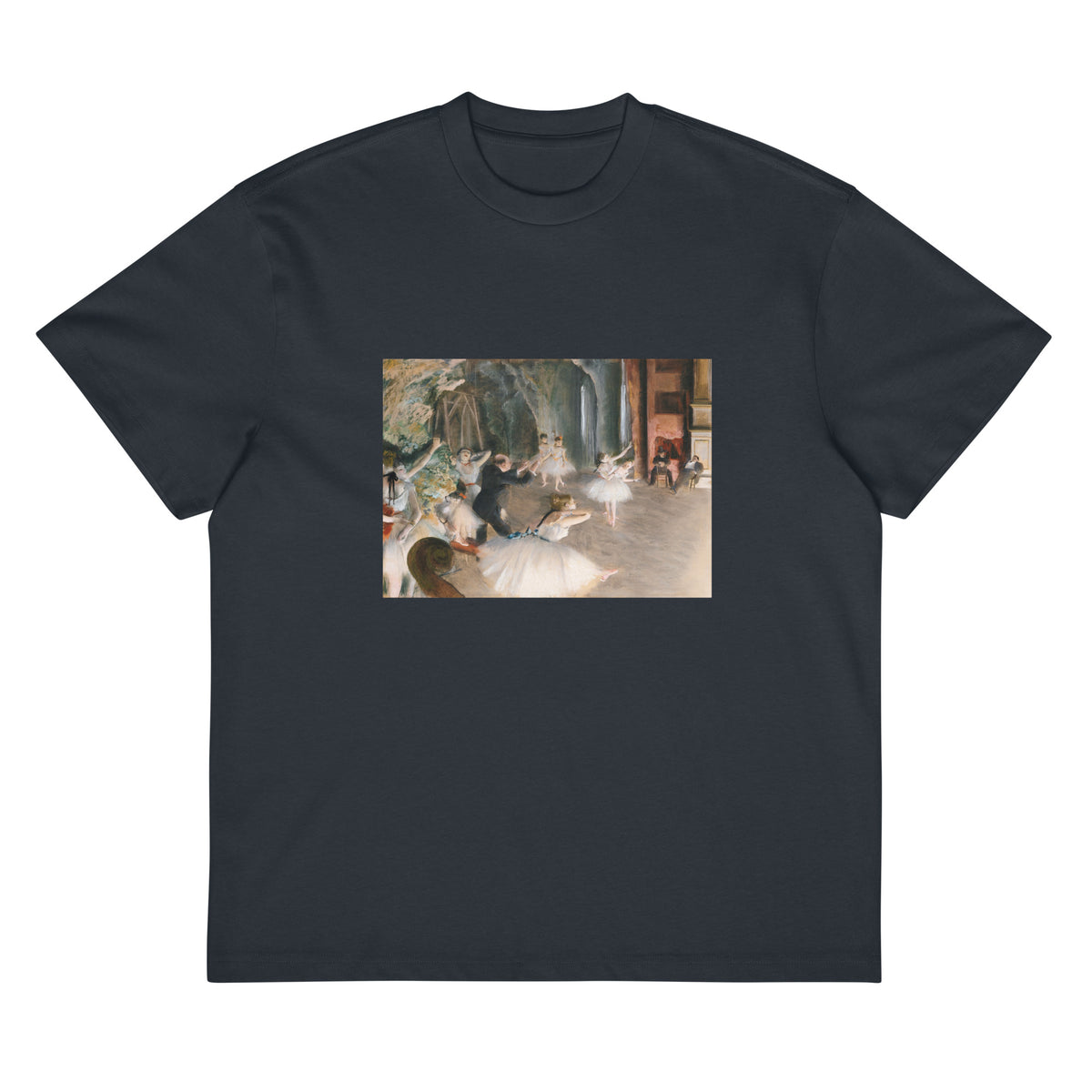 Navy T-shirt The Rehearsal Onstage Painting In High Resolution Signature