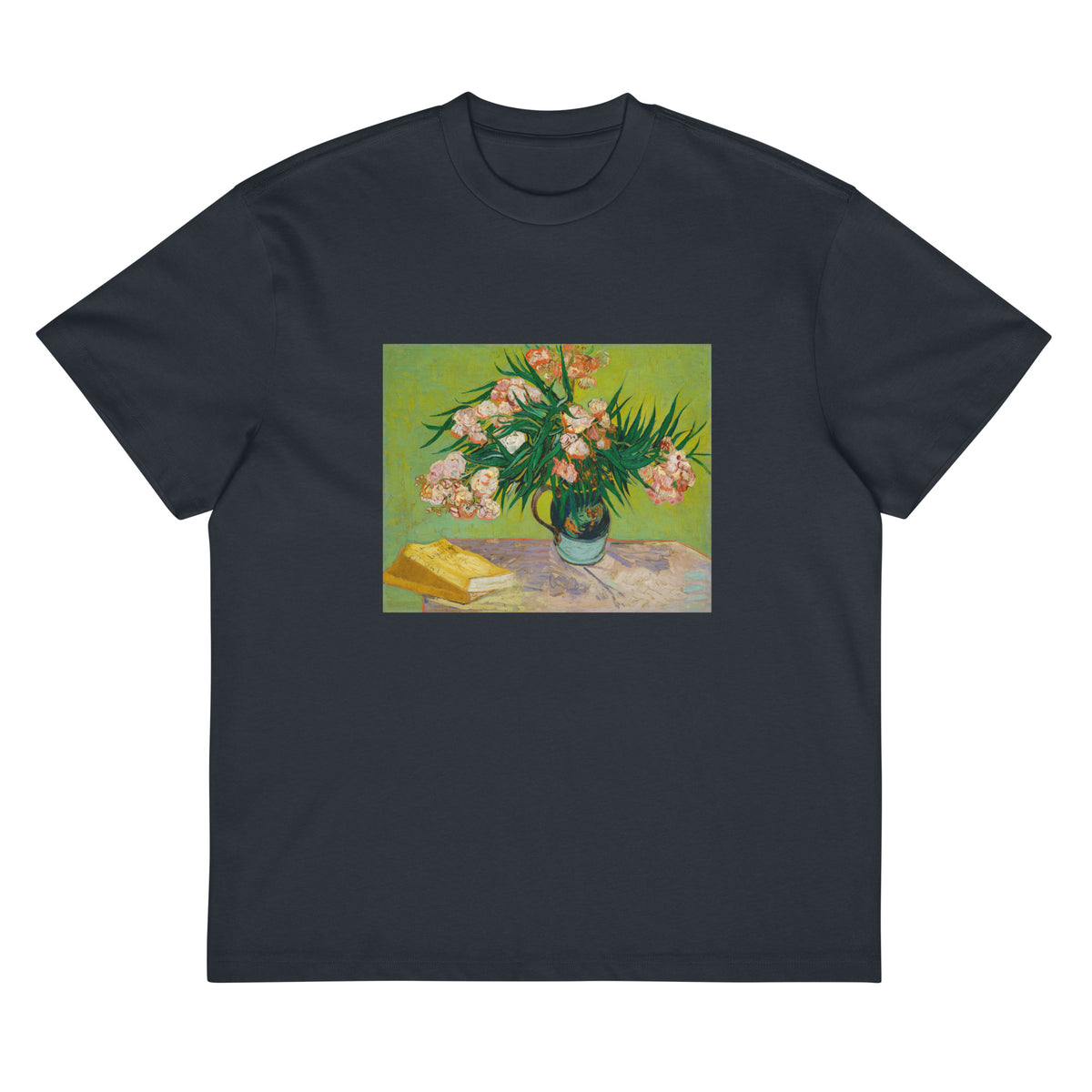 Navy T-shirt Oleanders Signature