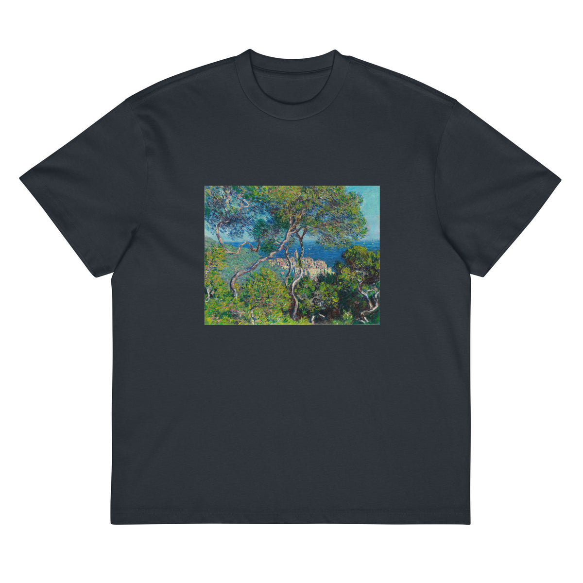 Navy T-shirt Bordighera Signature