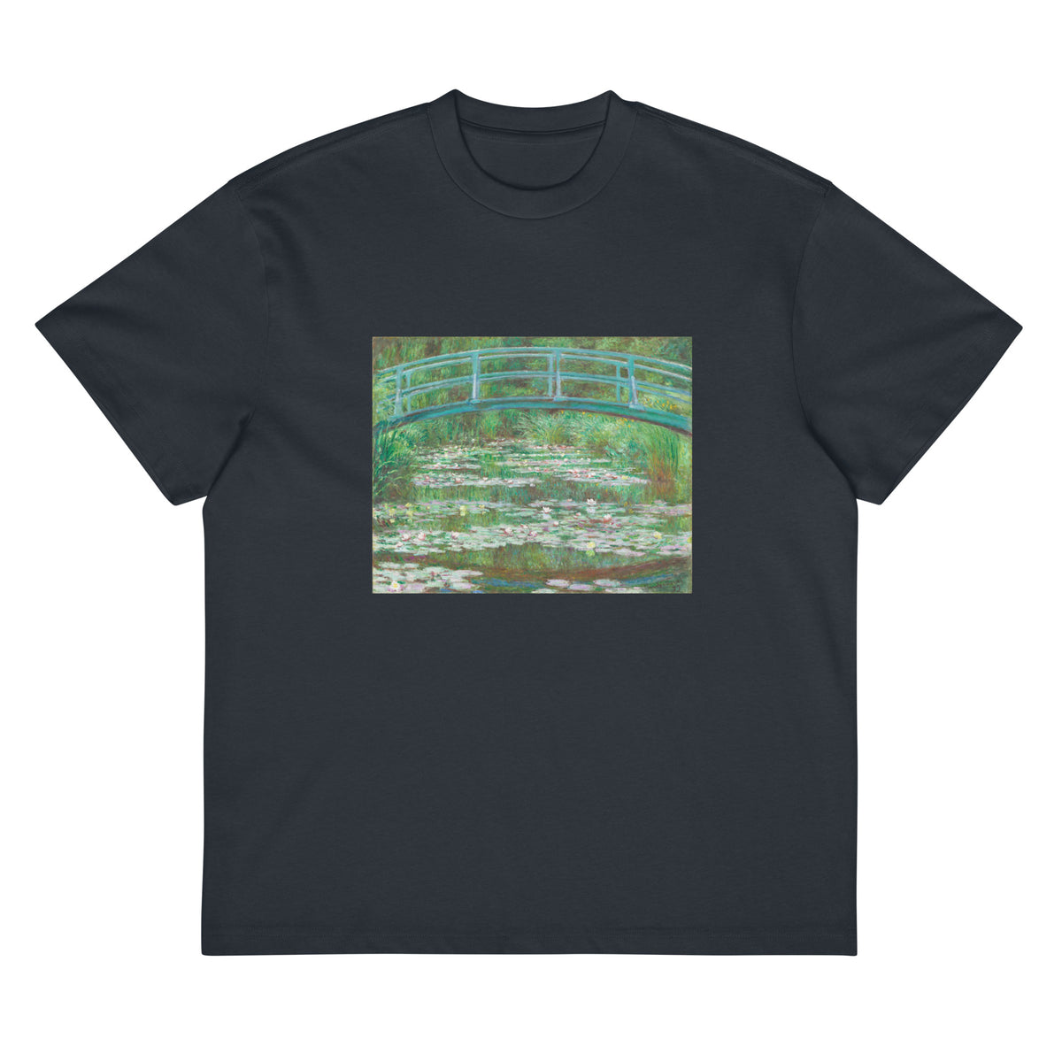 Navy T-shirt The Japanese Footbridge Signature