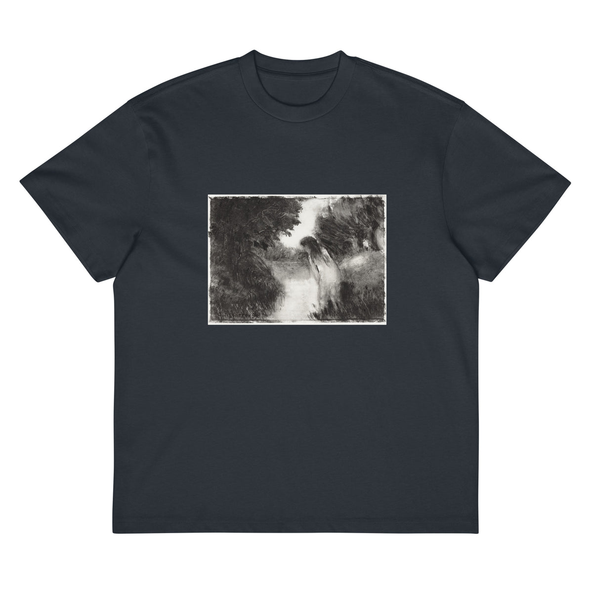 Navy T-shirt A Bather Signature