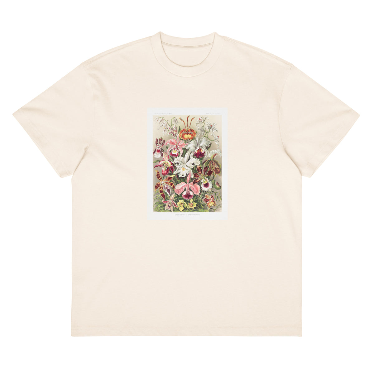 White T-shirt Orchideae Denusblumen A Giltsch Gem Signature
