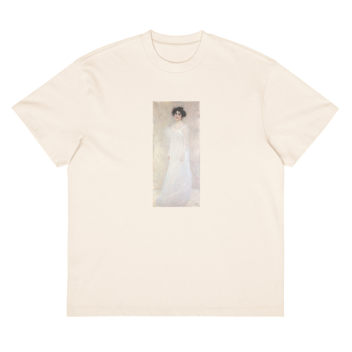 White T-shirt Serena Pulitzer Lederer Signature