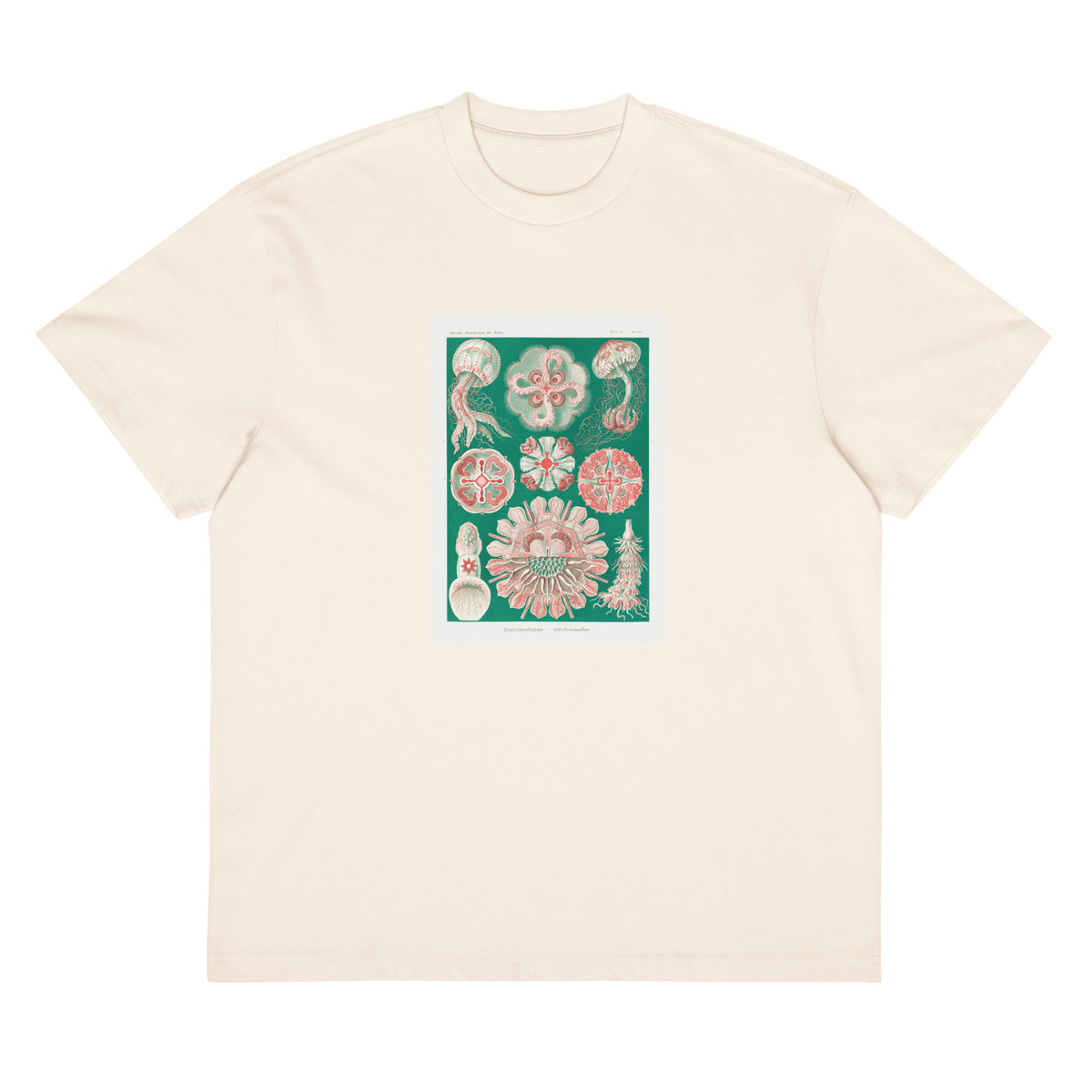 White T-shirt Discomedusae Schweibenquallen Signature