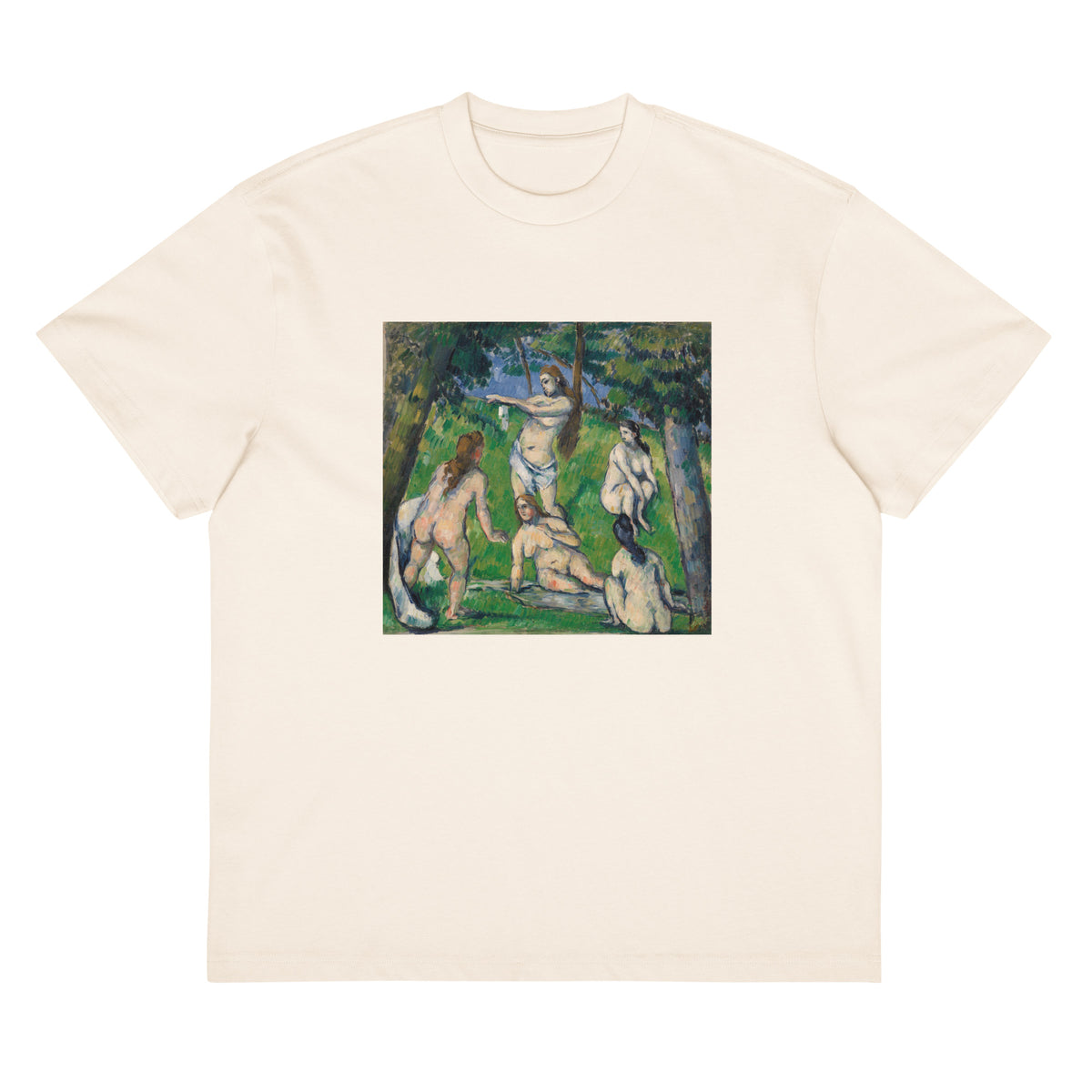 White T-shirt Five Bathers Cinq Baigneuses Signature