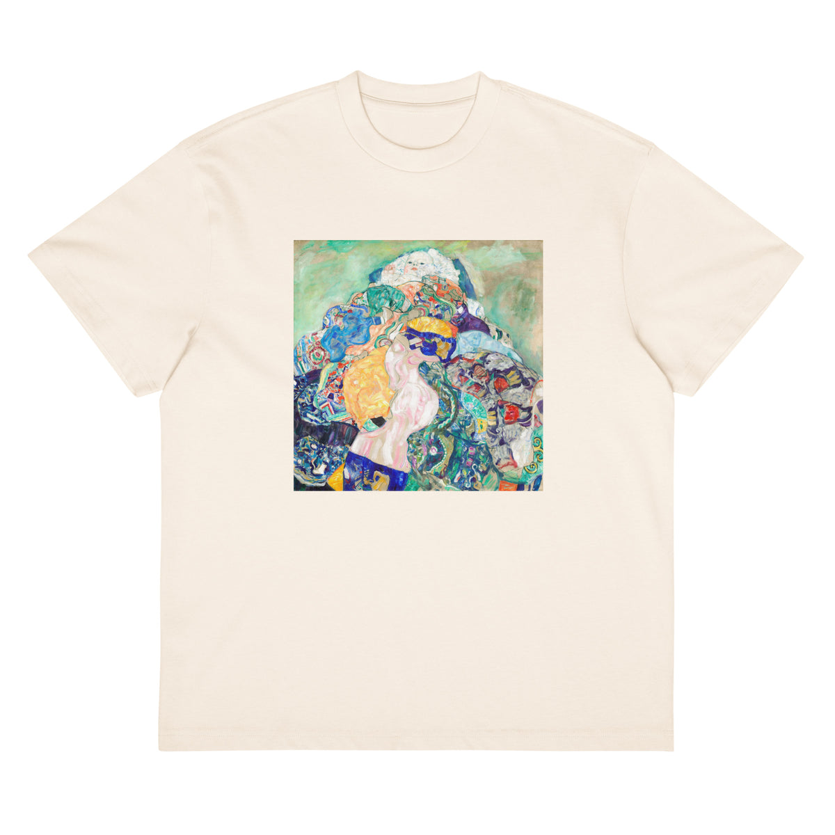 White T-shirt Baby Cradle Signature