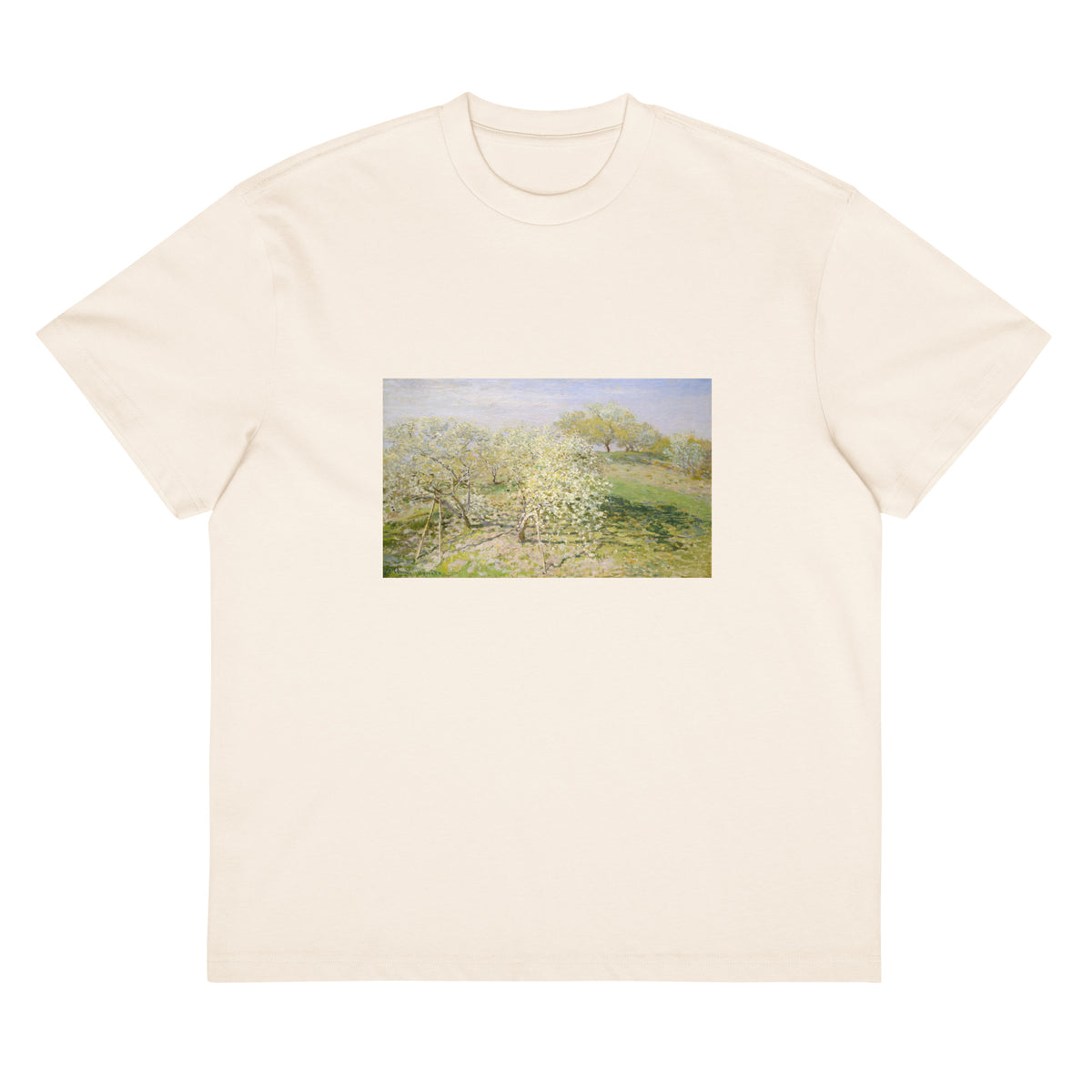 White T-shirt Spring Fruit Trees In Bloom Signature