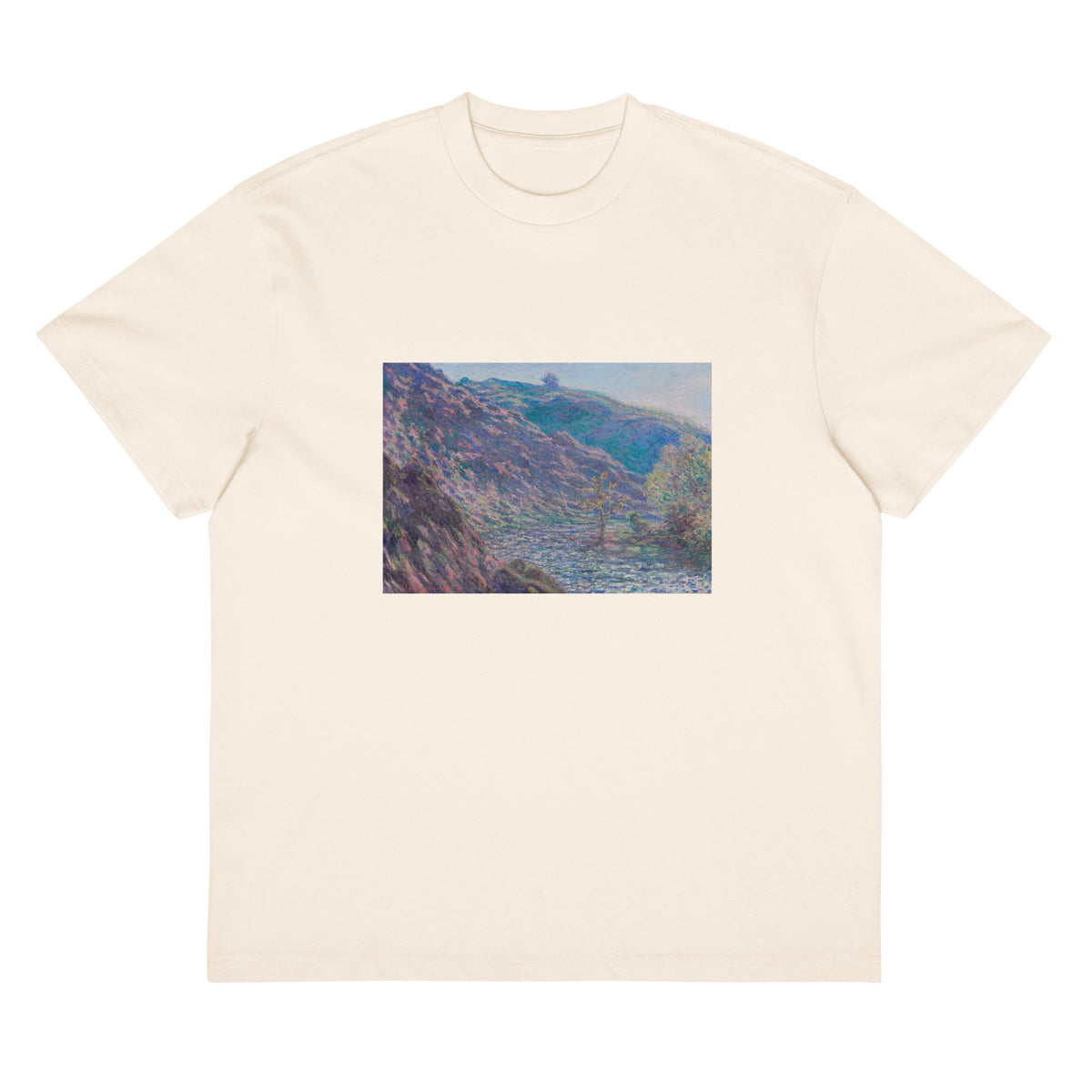 White T-shirt The Petite Creuse River Signature