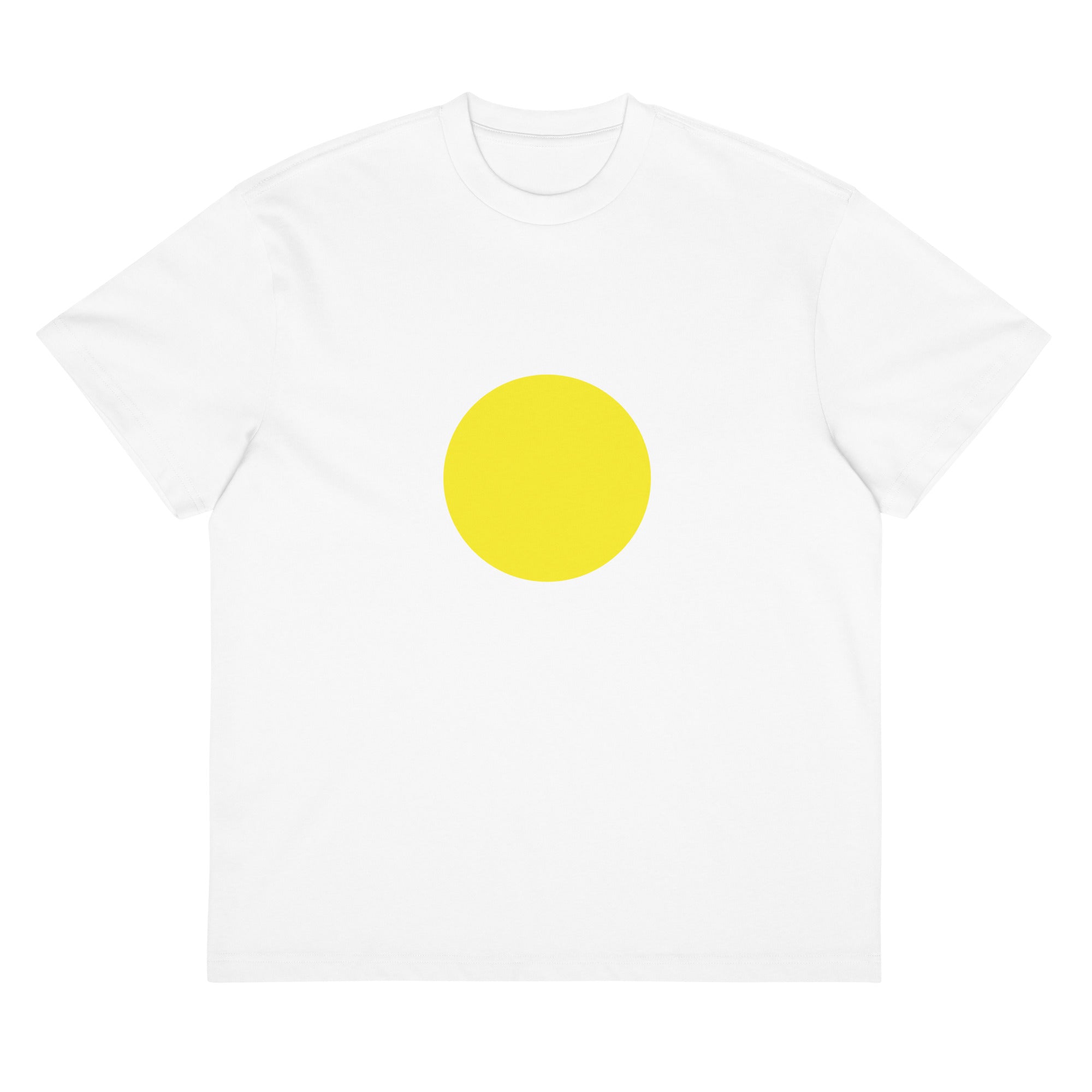 White T-shirt Delete Design Signature
