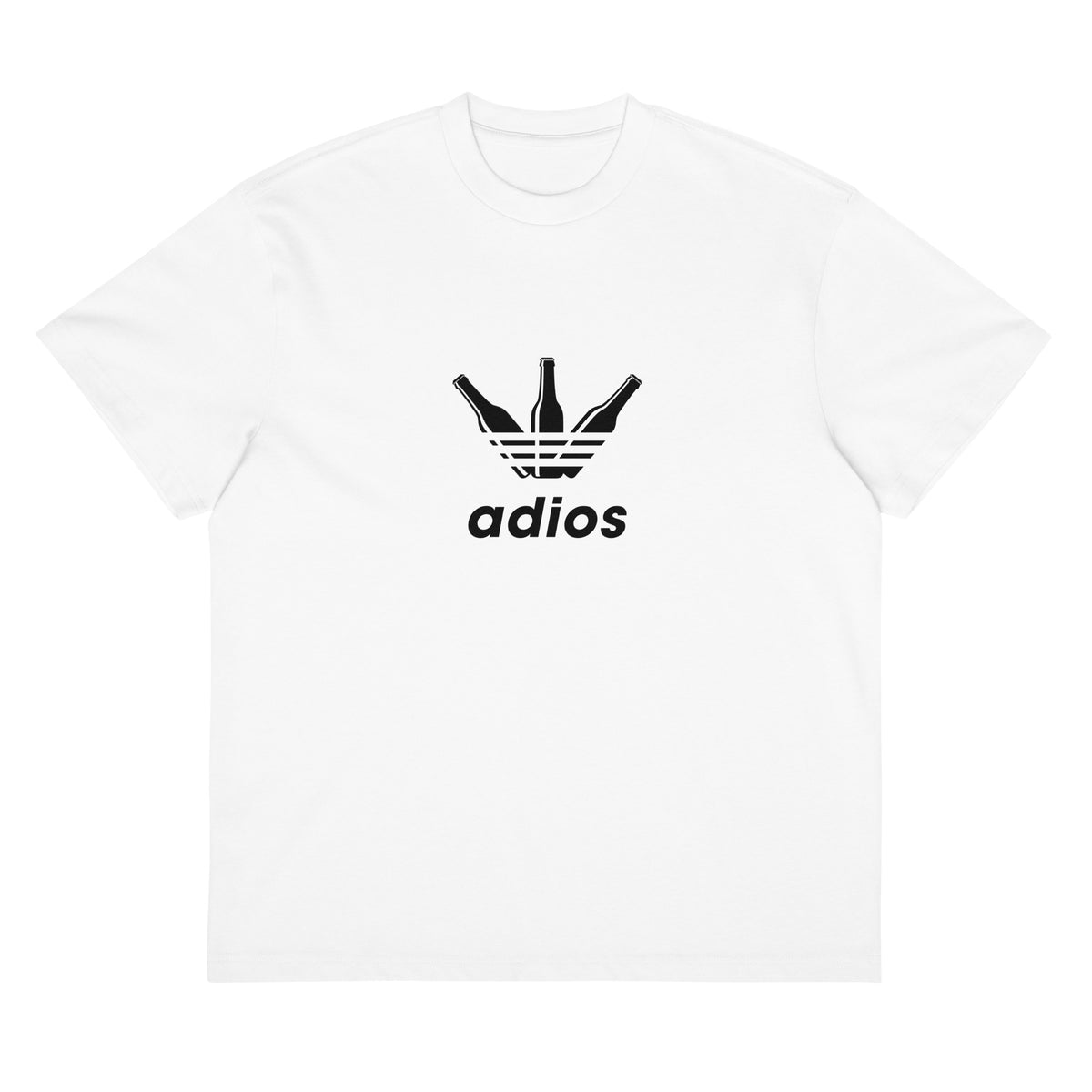 White T-shirt Adios Signature