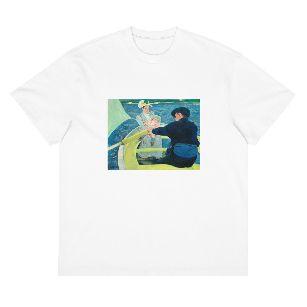 White T-shirt The Boating Party Signature