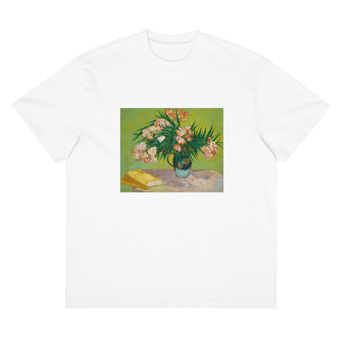 White T-shirt Oleanders Signature