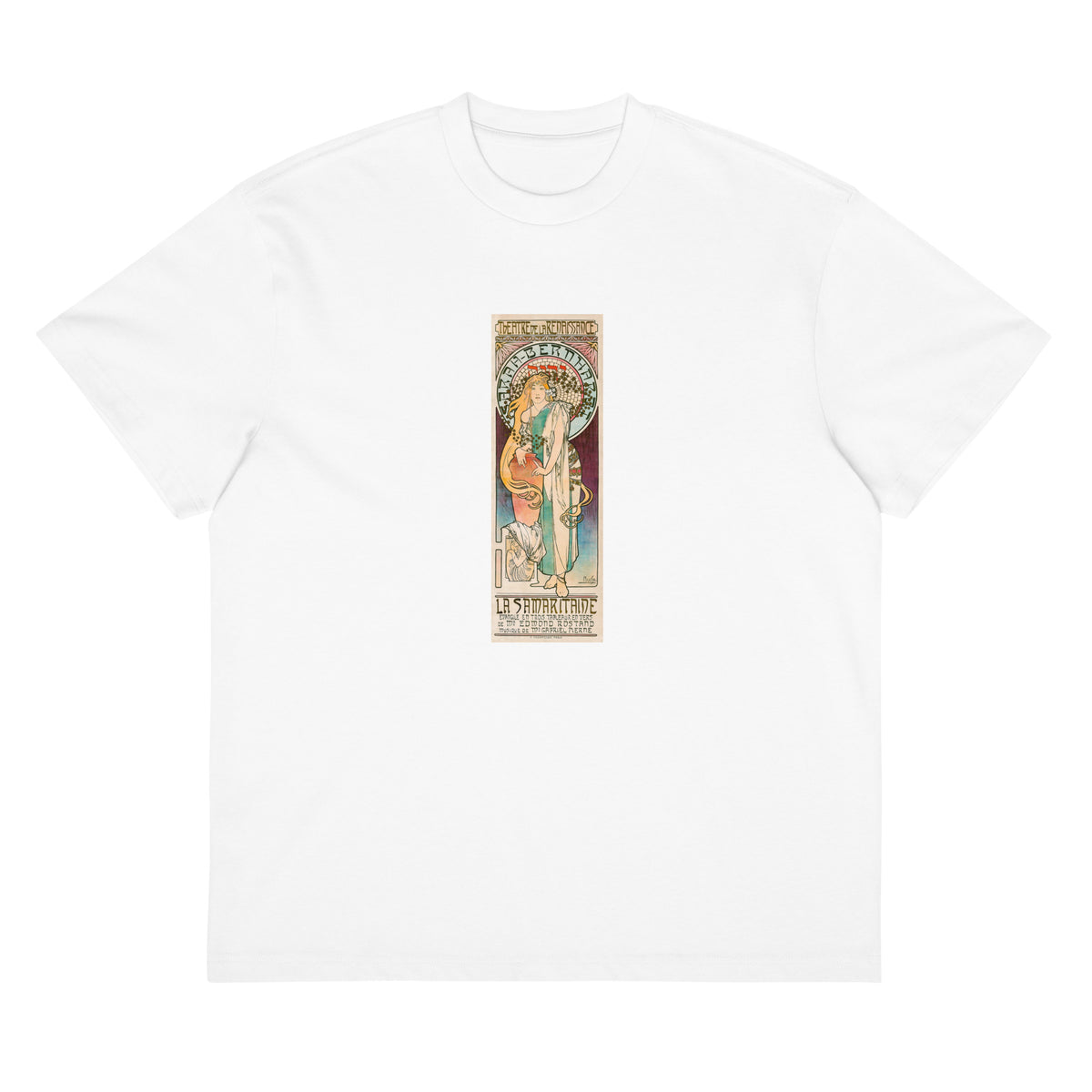 White T-shirt La Samaritaine Signature