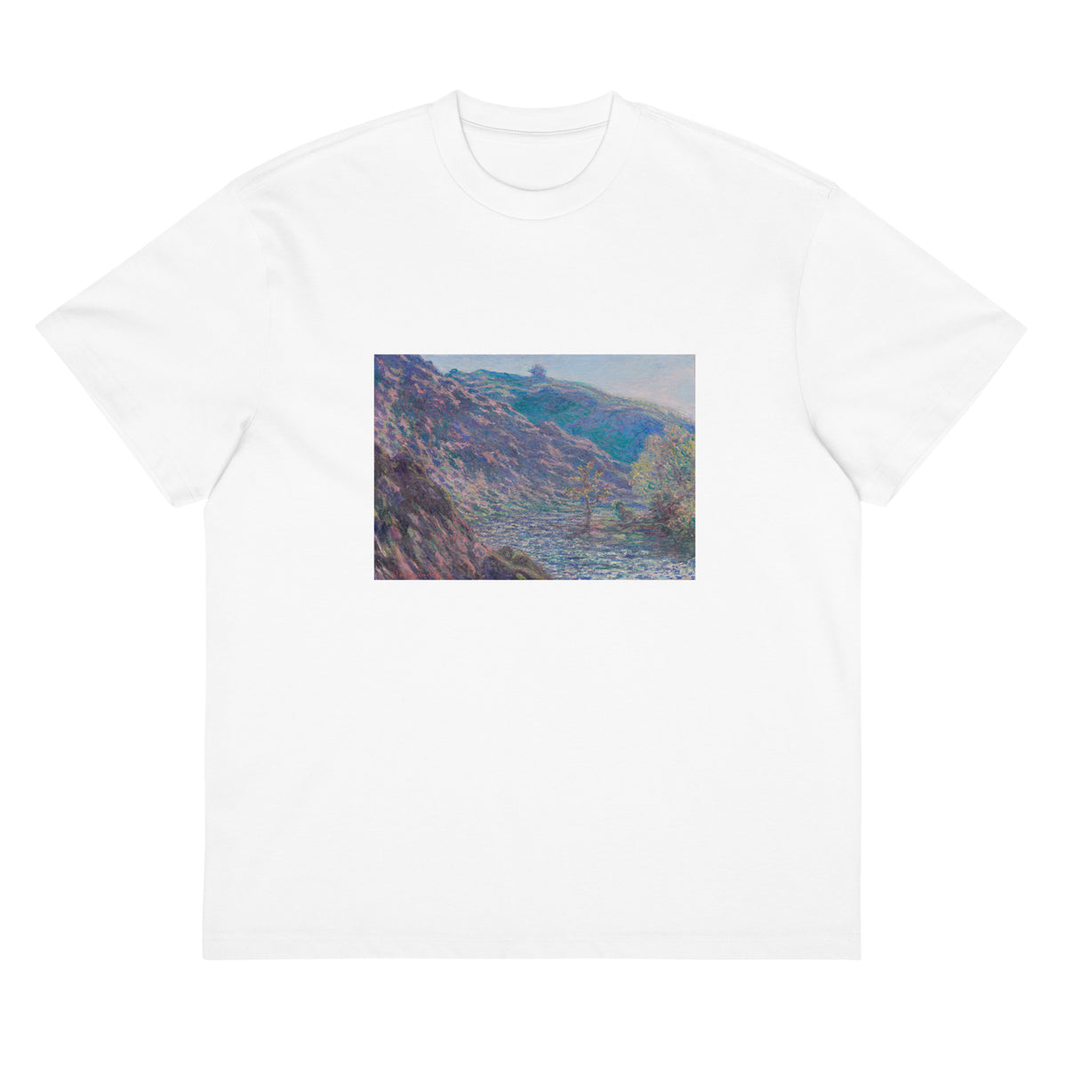 White T-shirt The Petite Creuse River Signature
