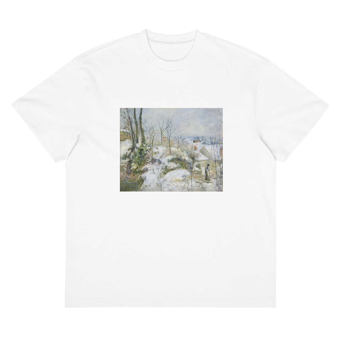 White T-shirt Rabbit Warren At Pontoise Snow Signature