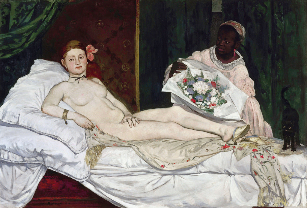 Hoodie Olympia Edouard Manet 1863 Signature