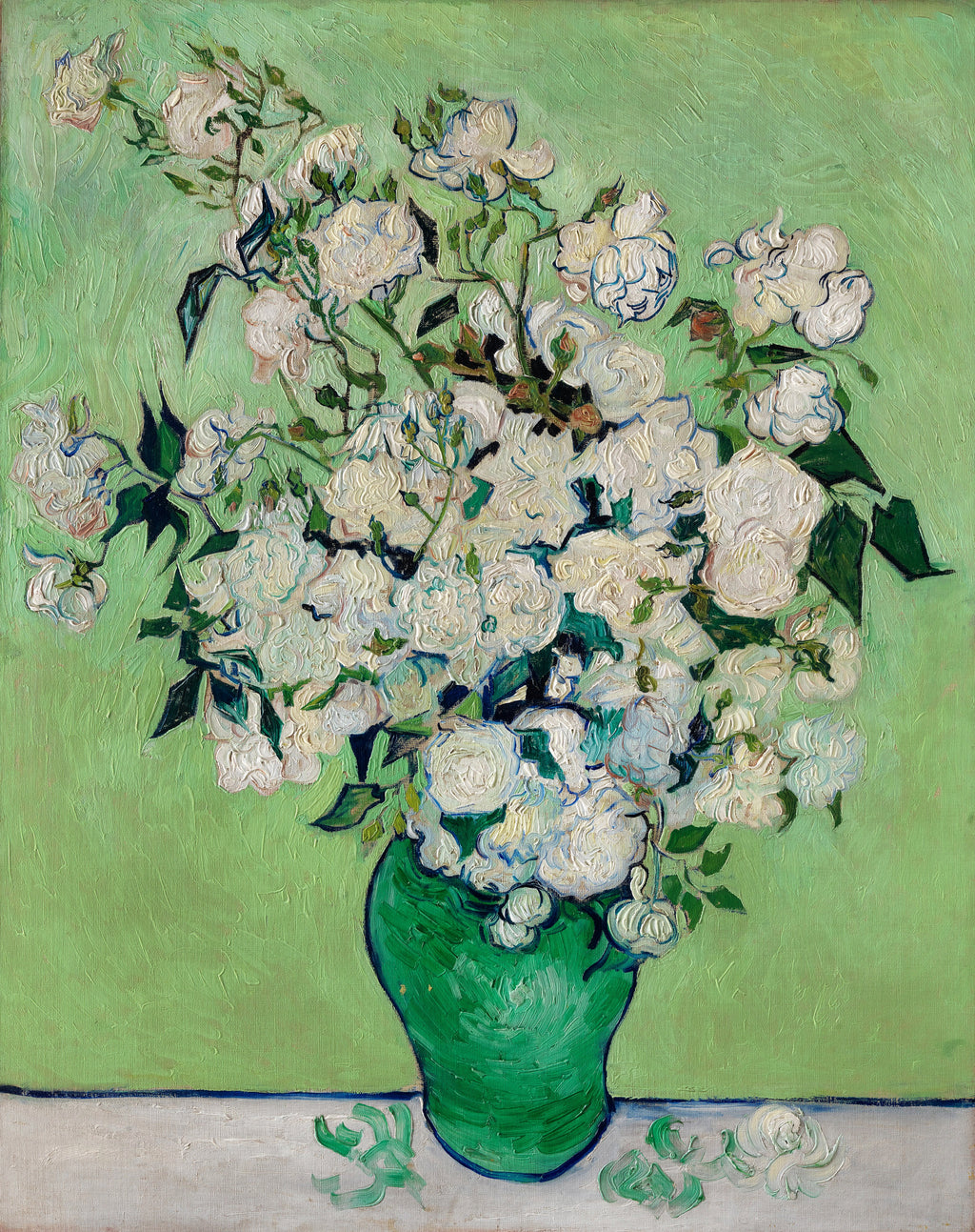 Sweater Roses Van Gogh Met Essential