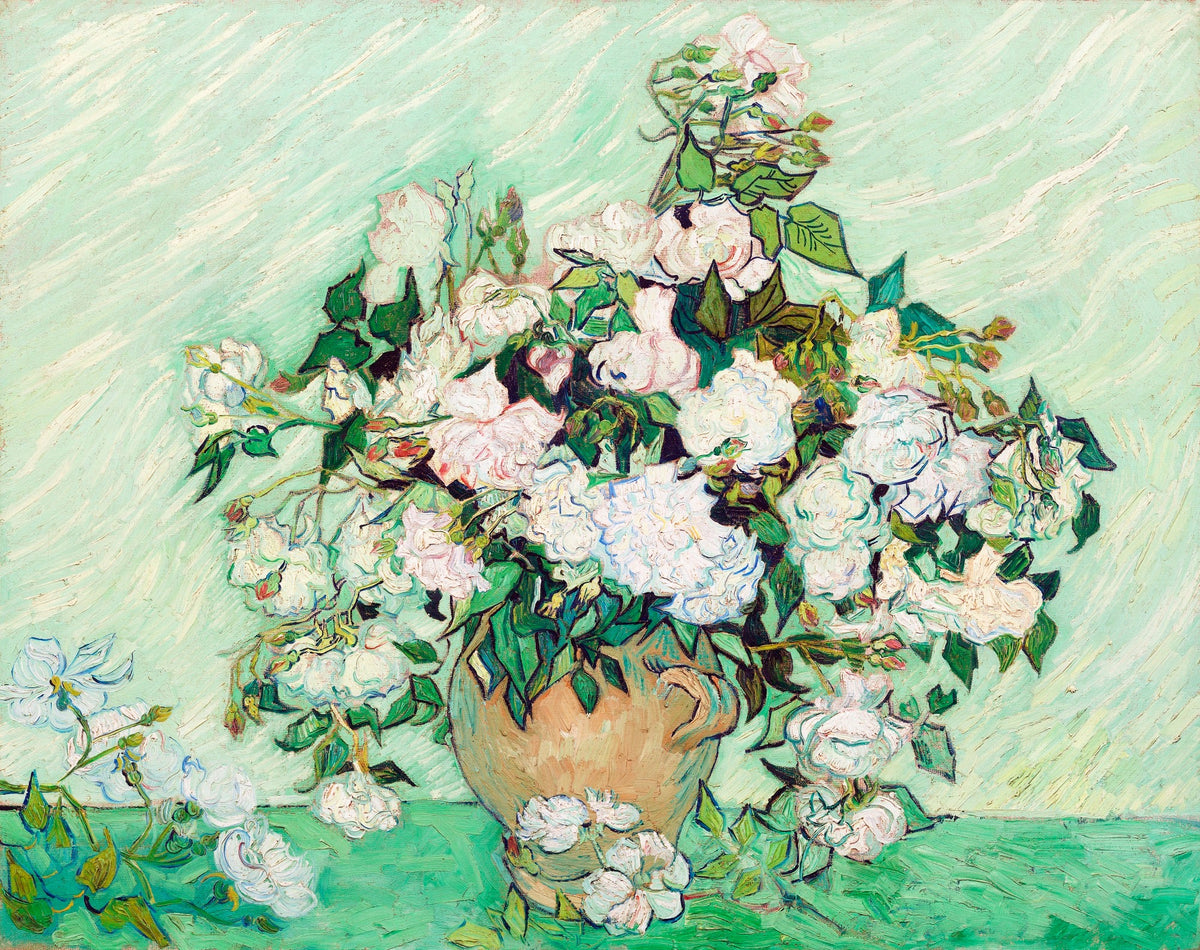 T-shirt Roses Van Gogh Nga Essential
