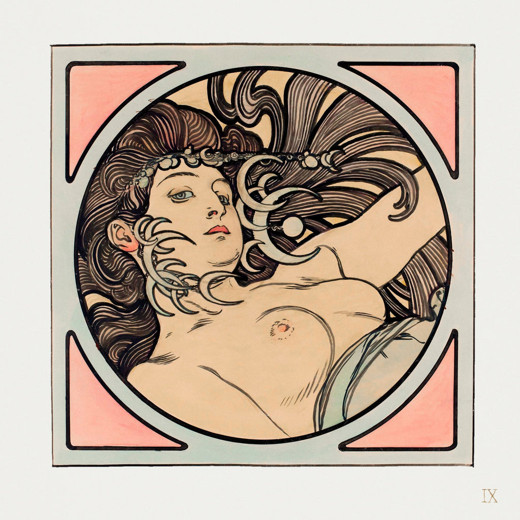 Sweater Stained Glass Fouquet Mucha II Signature