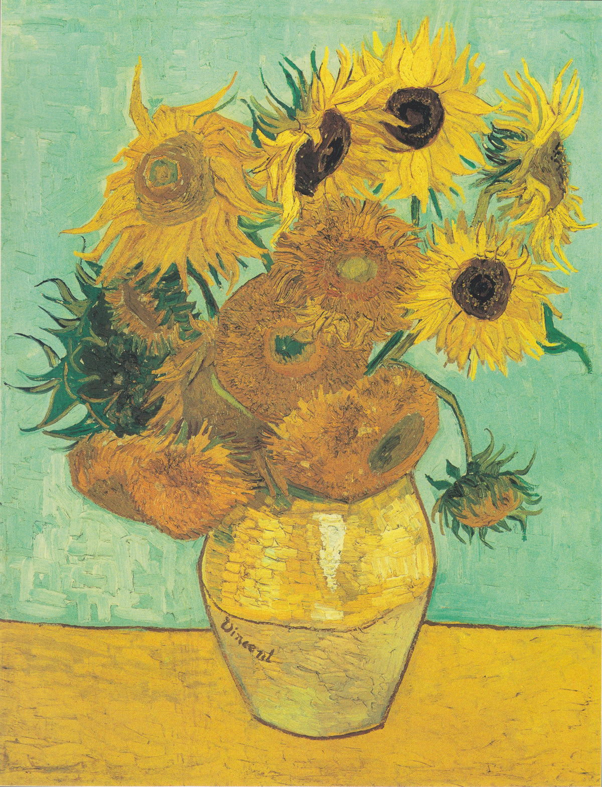 Sweater Twelve Sunflowers In A Vase Vincent Van Gogh 1888 Essential