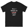 Black T-shirt All I Need Is 1 Million Dollars Essential