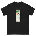 Black T-shirt Songbird In Cucumber Plant - Ohara Koson 1925 Essential