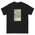 Black T-shirt Long-Eared Owl In Ginkgo - Ohara Koson 1900 Essential